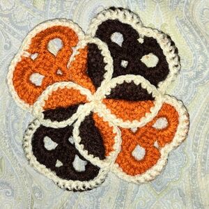 Handmade Crochet Floral Patch
